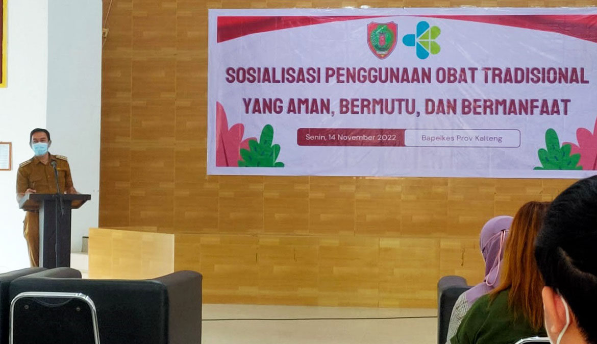 Dinkes Prov. Kalteng Lakukan Sosialisasi Penggunaan Obat Tradisional Yang Aman, Bermutu Dan Bermanfaat