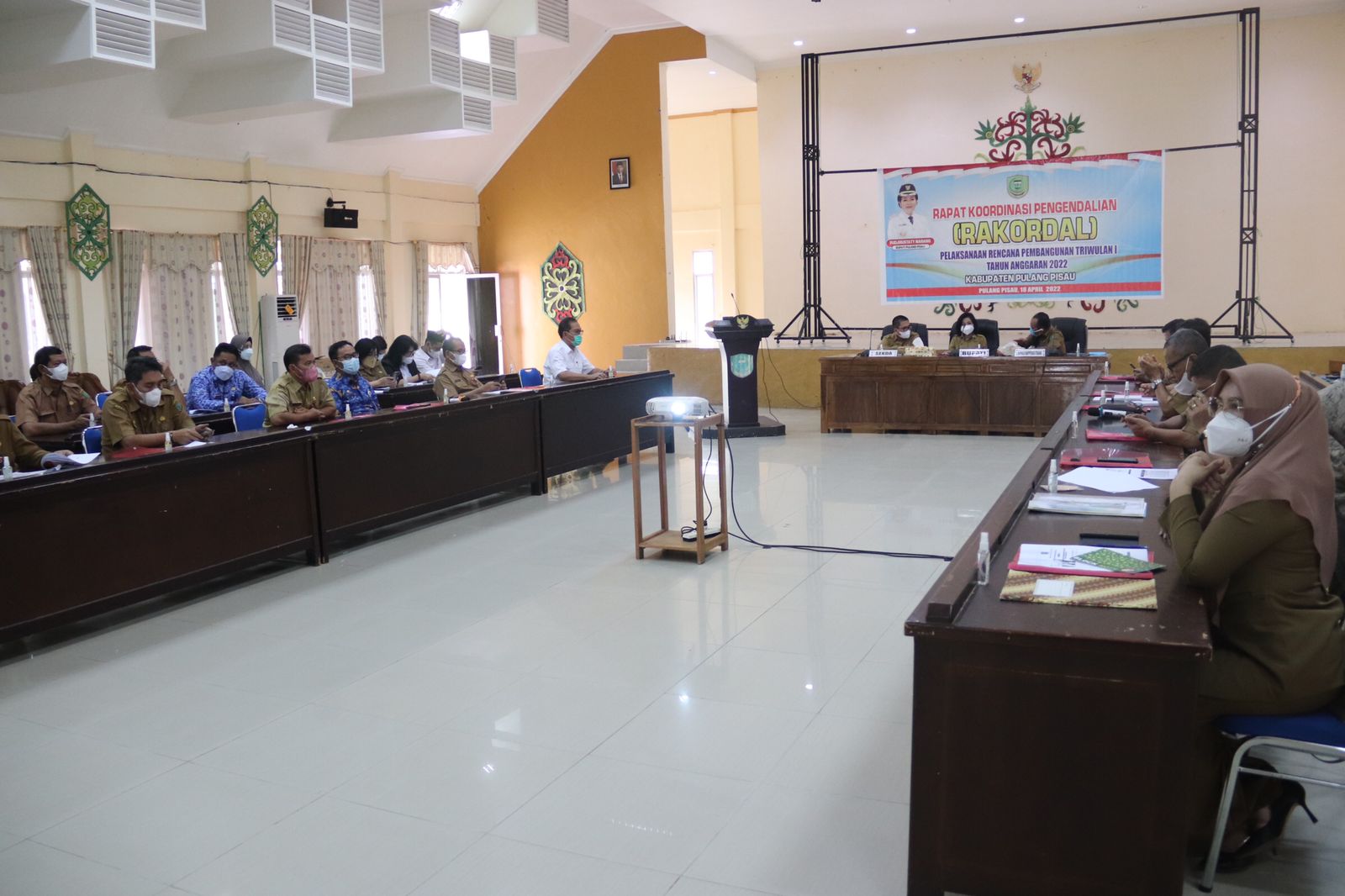 Rakordal Rencana Pembangunan Triwulan ke-I TA 2022 Tingkat Kab. Pulang Pisau