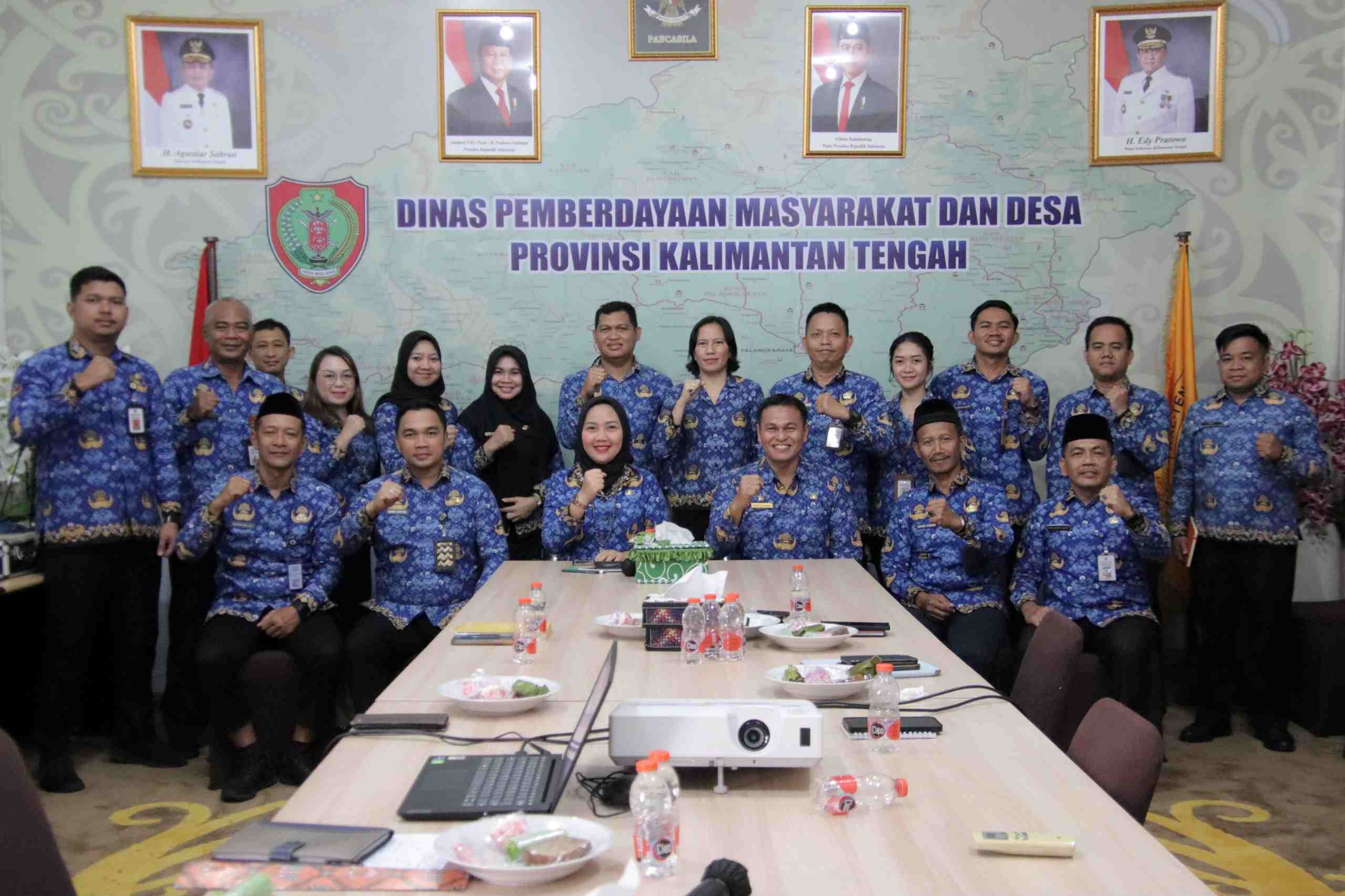 Dinas PMD Prov. Kalteng Terima Kunjungan dari BPBD Prov. Kalteng
