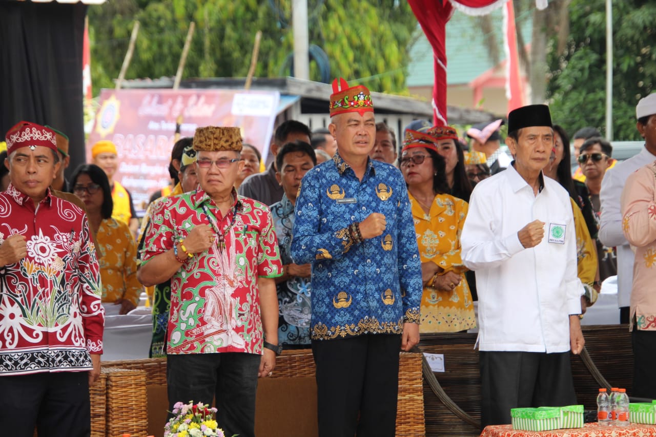 Kepala Satpol PP Prov. Kalteng Hadiri Peresmian Balai Induk Kaharingan Garing Nganderang dan Gedung Kayu Erang Tingang
