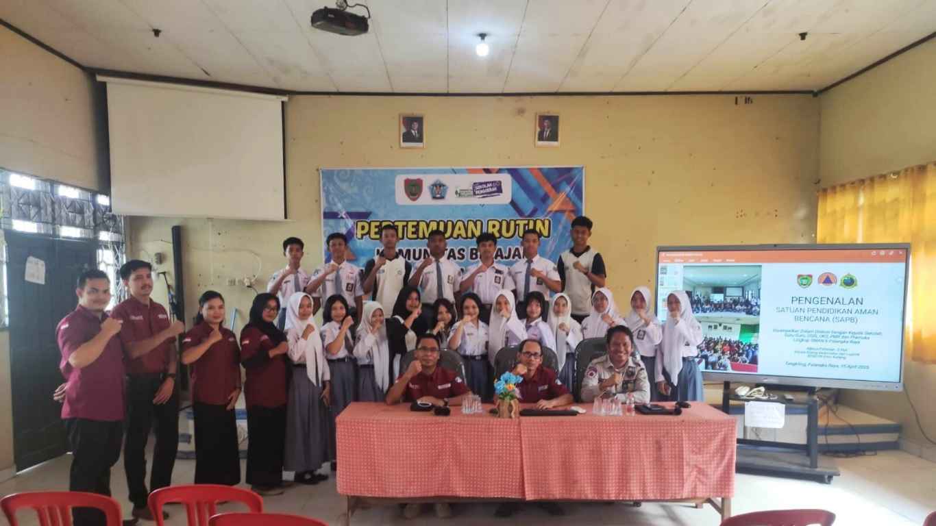 BPBD Prov. Kalteng Sosialisasi Satuan Pendidikan Aman Bencana Untuk Dua Sekolah