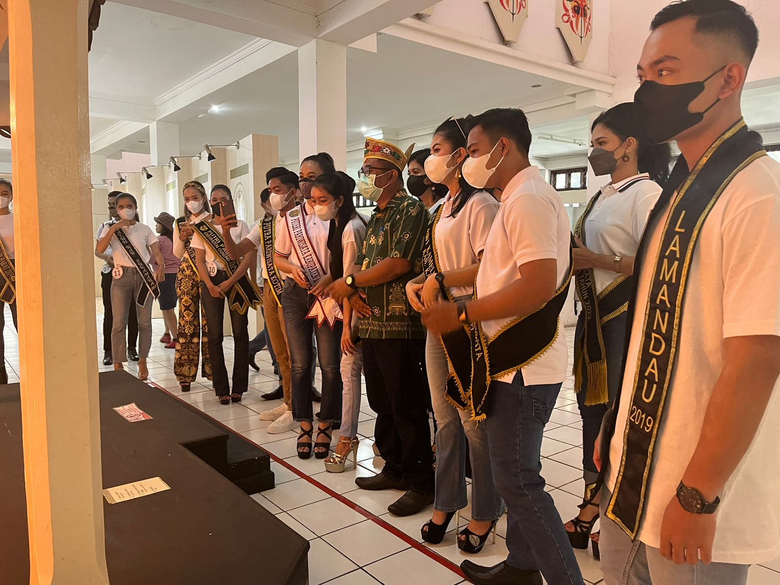 22 Finalis Jagau & Bawi Nyai Pariwisata Kalteng Kunjungi Museum Balanga