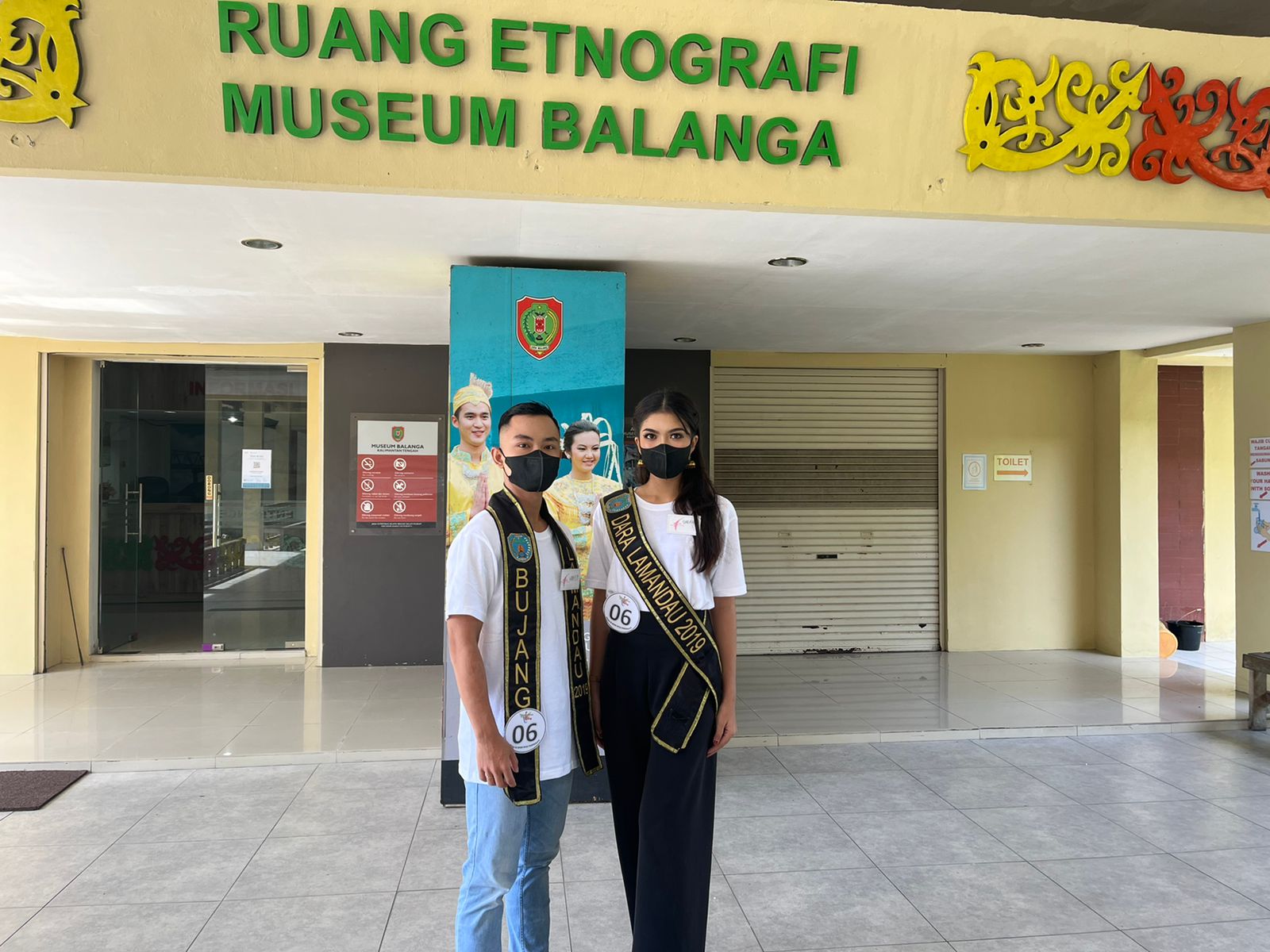 22 Finalis Jagau & Bawi Nyai Pariwisata Kalteng Kunjungi Museum Balanga