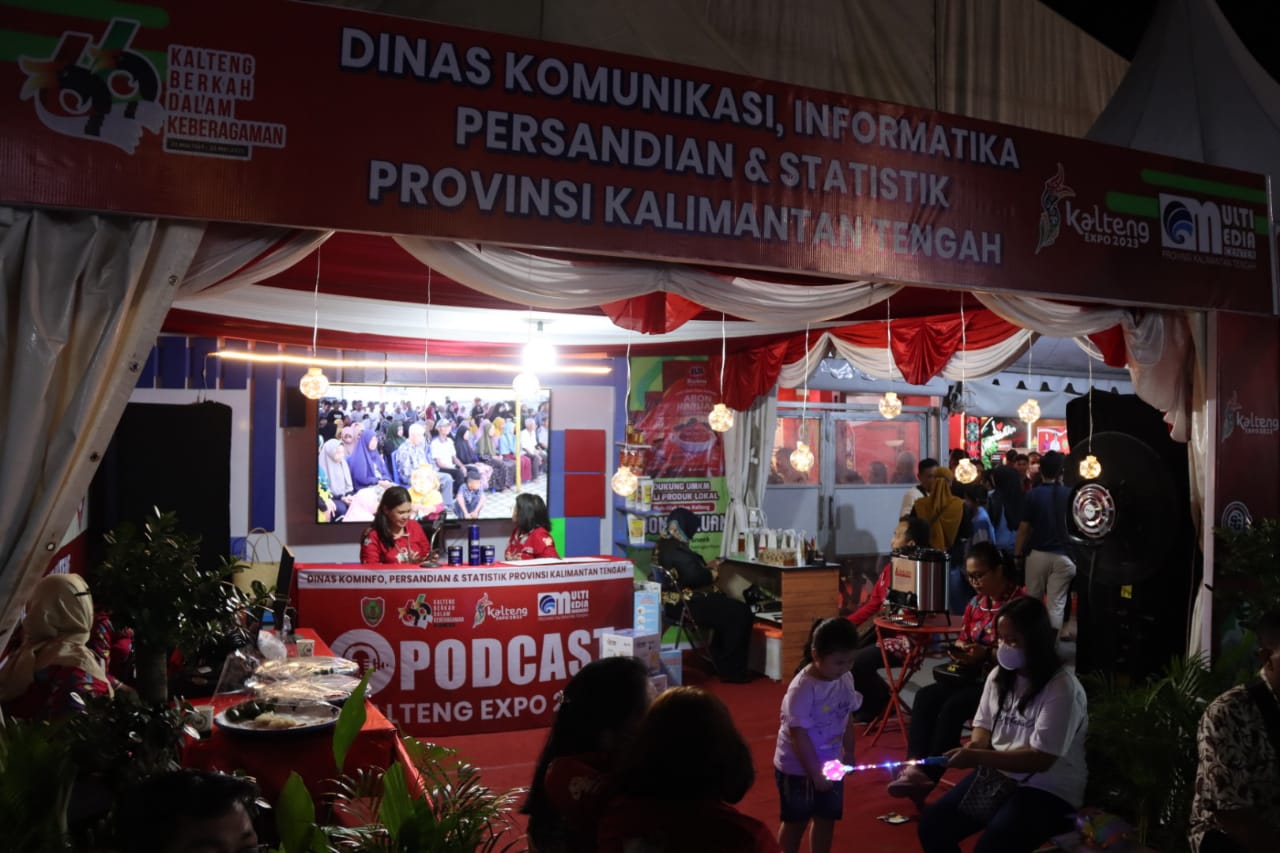 Diskominfosantik Prov. Kalteng Turut Meriahkan Kalteng Expo Tahun 2023