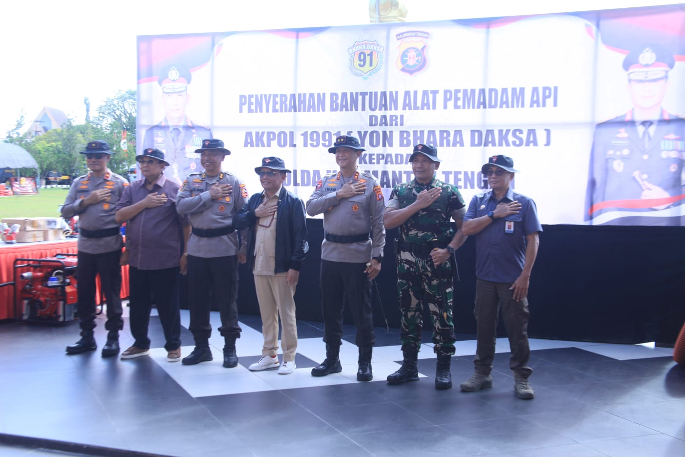 Kepala DLH Prov. Kalteng Joni Harta Ikuti Apel Kesiapsiagaan Karhutla