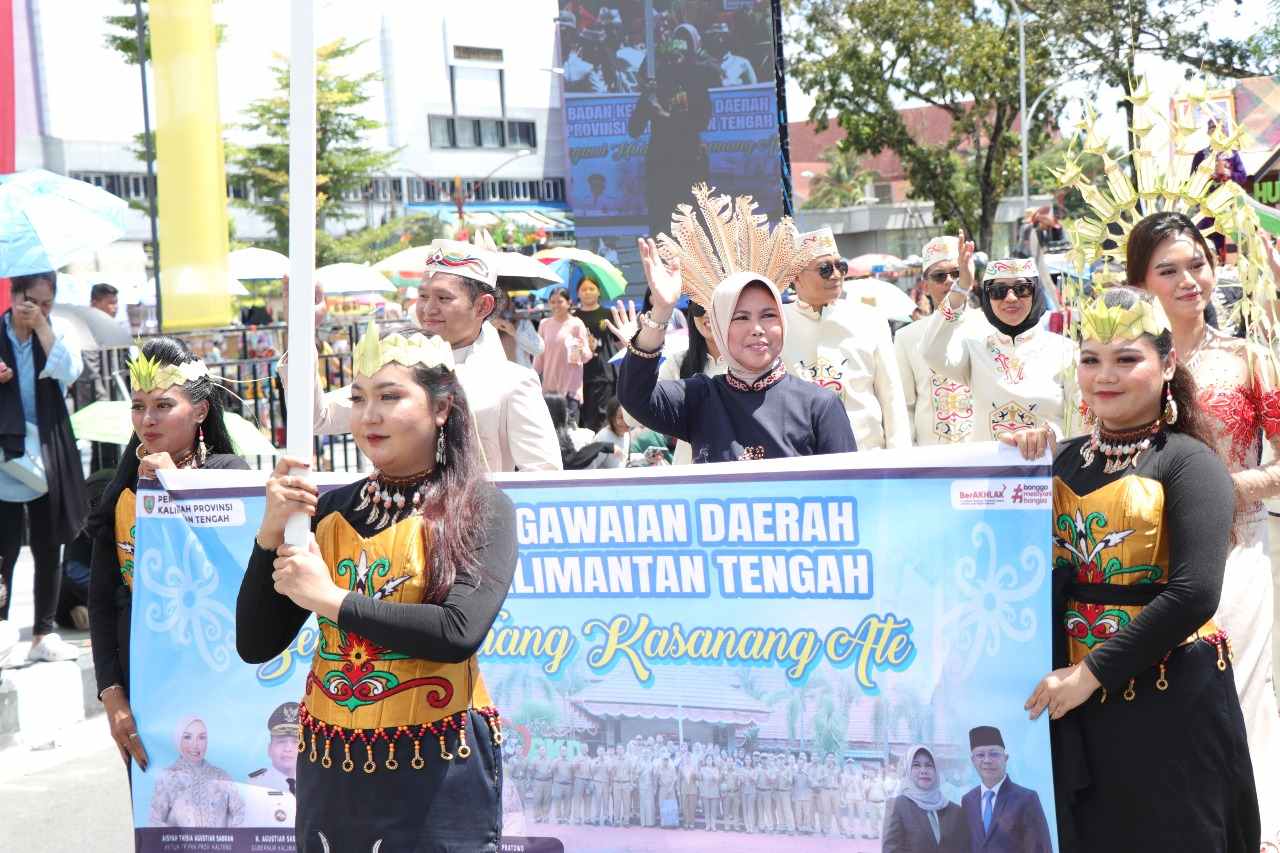 BKD Prov. Kalteng Ambil Bagian Dalam Karnaval Budaya Isen Mulang
