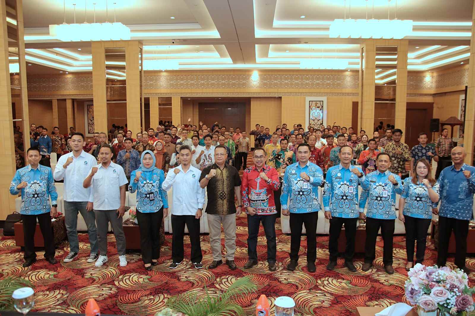 Kepala Dinas PMD Prov. Kalteng Aryawan Sampaikan Sambutan Pada Bimtek Pemetaan Dasar Batas Desa