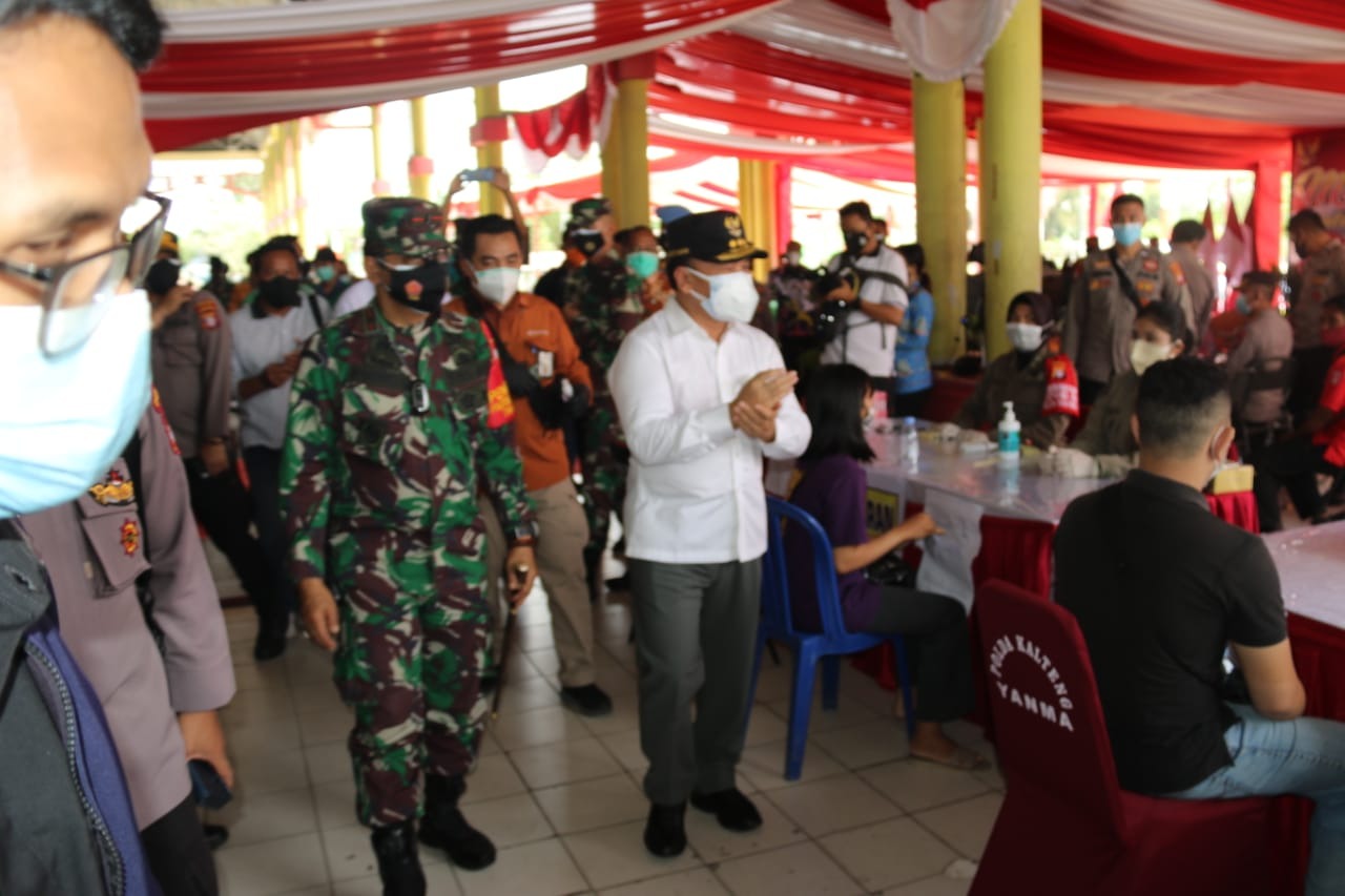 Gubernur Kalteng Minta Kepala Daerah Percepat Pelaksanaan Vaksinasi