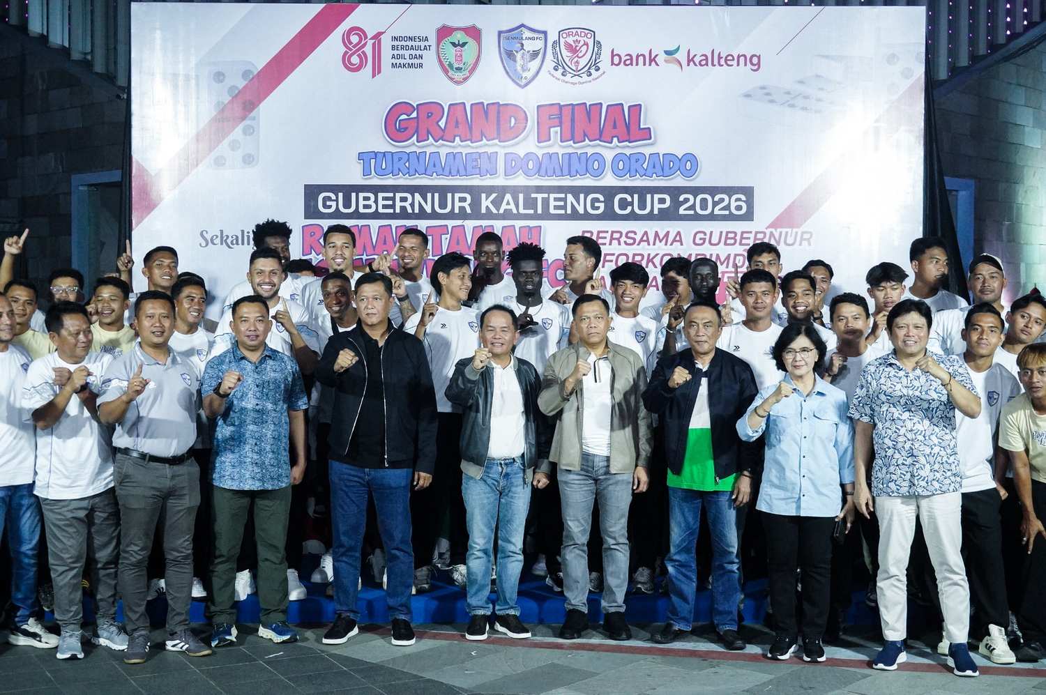 Gubernur Agustiar Sabran Hadiri Grand Final Domino ORADO Gubernur Kalteng Cup 2026