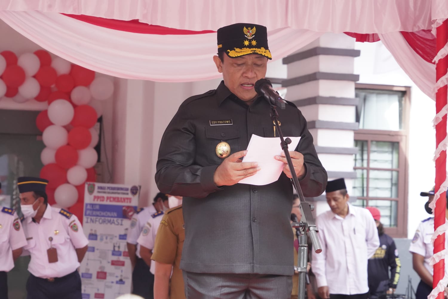 Wagub Kalteng Edy Pratowo Pimpin Upacara Harhubnas Tahun 2022