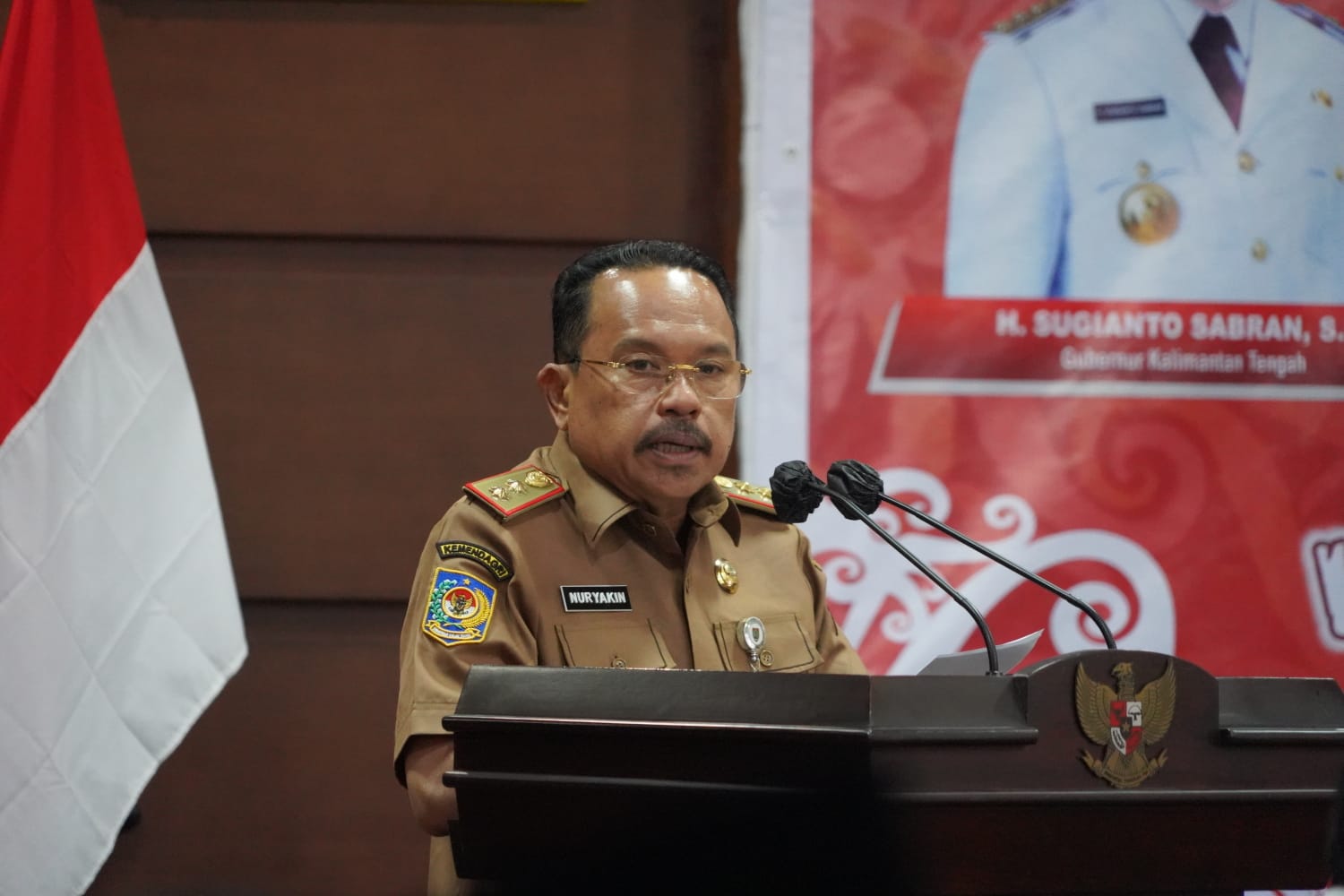 Sekda Nuryakin Buka Dialog Pembinaan dan Peningkatan Peran Serta Keterlibatan Ormas Sebagai Mitra Pemerintah Dalam Menyukseskan Pemilu 2024