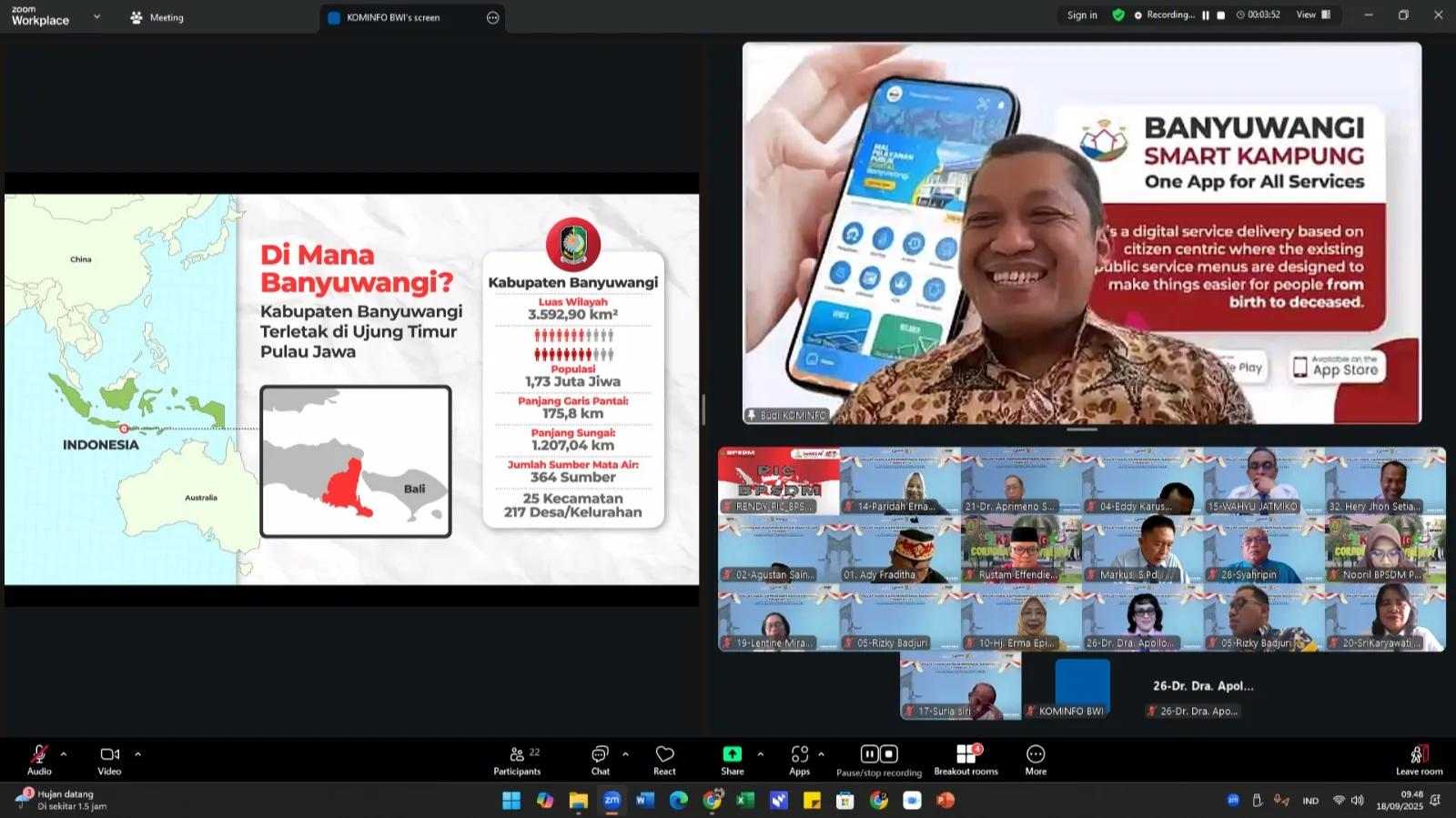 BPSDM Prov. Kalteng Ikut Visitasi Kepemimpinan Nasional PKN Tingkat II Angkatan XXVII Tahun 2025