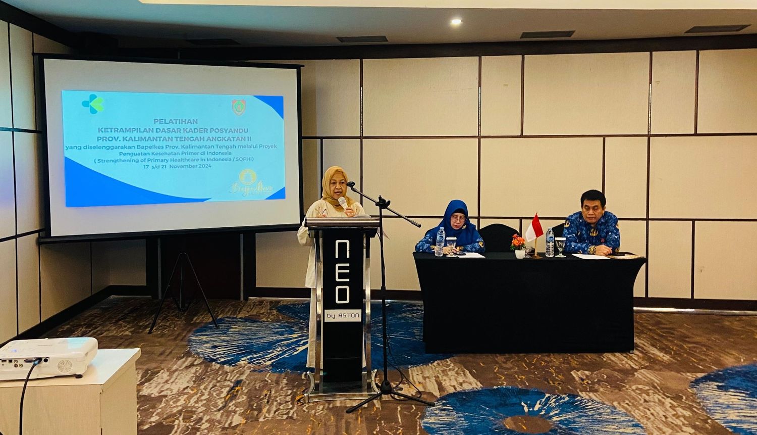 Dinkes Prov. Kalteng Gelar Pelatihan Keterampilan Dasar Kader Posyandu Angkatan Dua