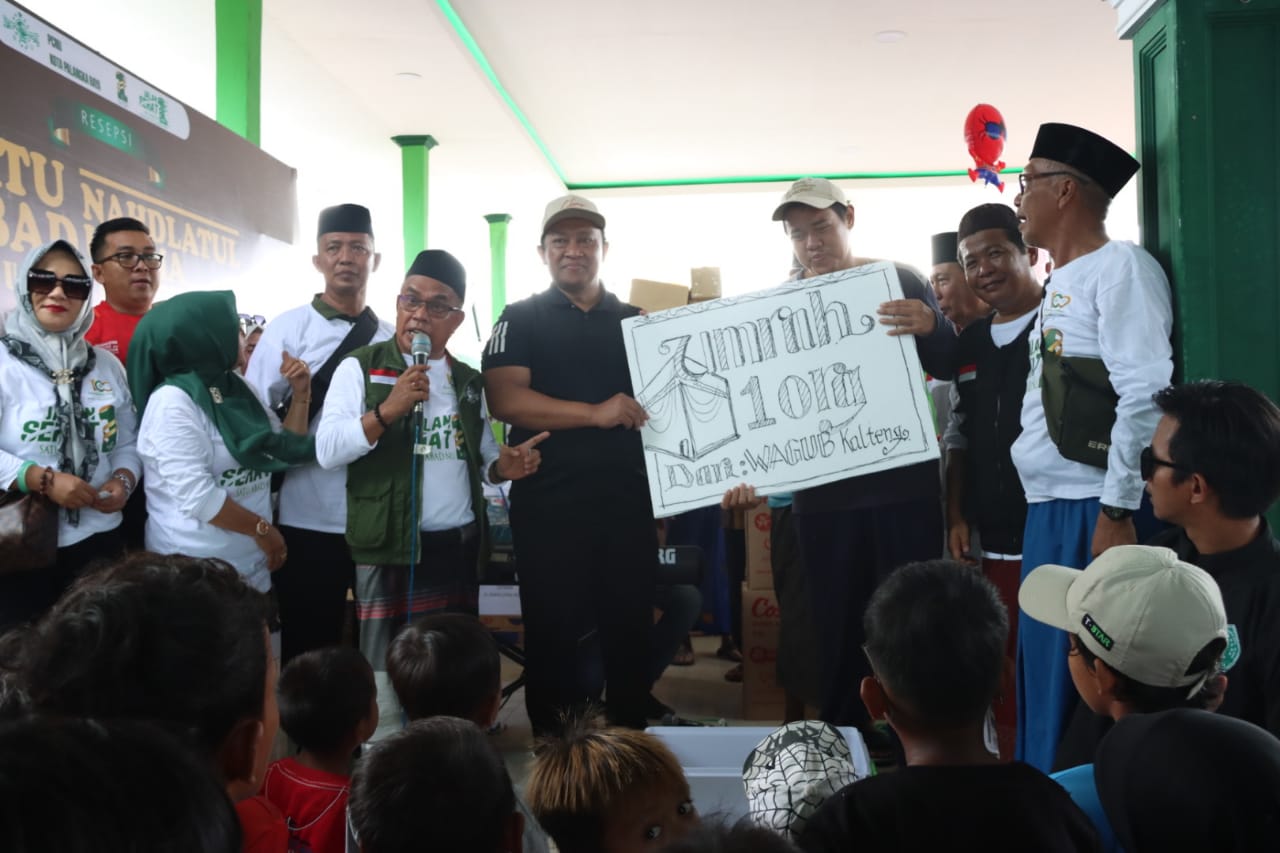 Wagub Kalteng Ikuti Jalan Sehat Yang Diselenggarakan Oleh PCNU Kota Palangaka Raya