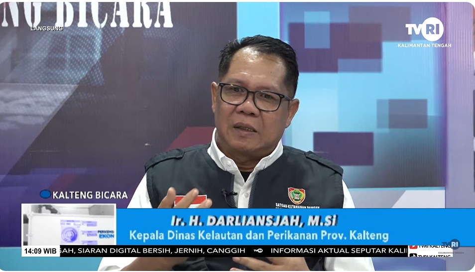 Kepala Dislutkan Prov. Kalteng Darliansjah Jadi Narasumber Program Kalteng Bicara di TVRI Kalteng