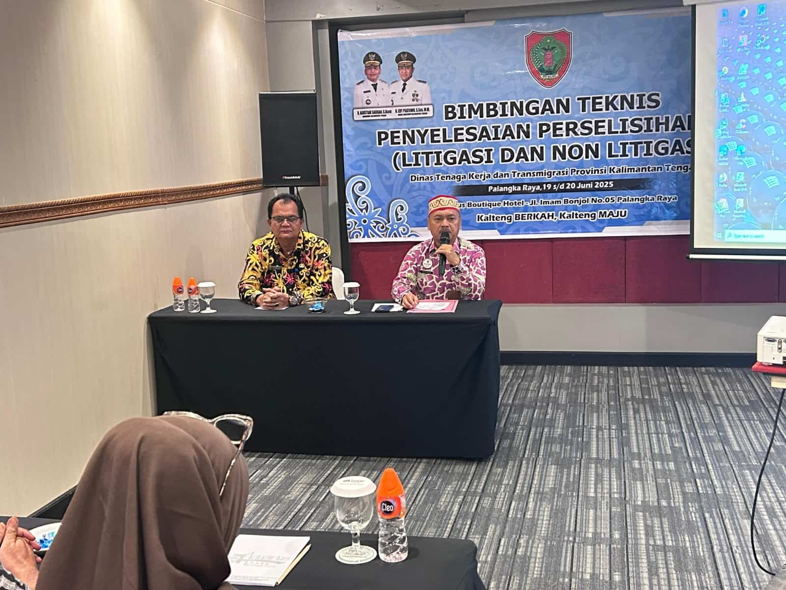 Disnakertrans Prov. Kalteng Laksanakan Bimtek Penyelesaian Perselisihan Hubungan Industrial