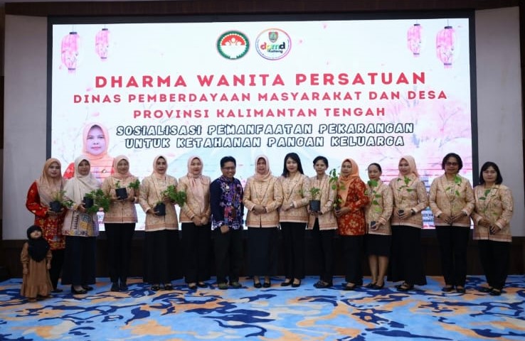 Melalui Sosialisasi Pemanfaatan Pekarangan, Dinas TPHP Kalteng Tingkatkan Kesadaran Ketahanan Pangan Keluarga