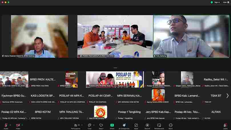 BPBD Prov. Kalteng Membentuk 77 Pos Lapangan di Seluruh Kabupaten/Kota