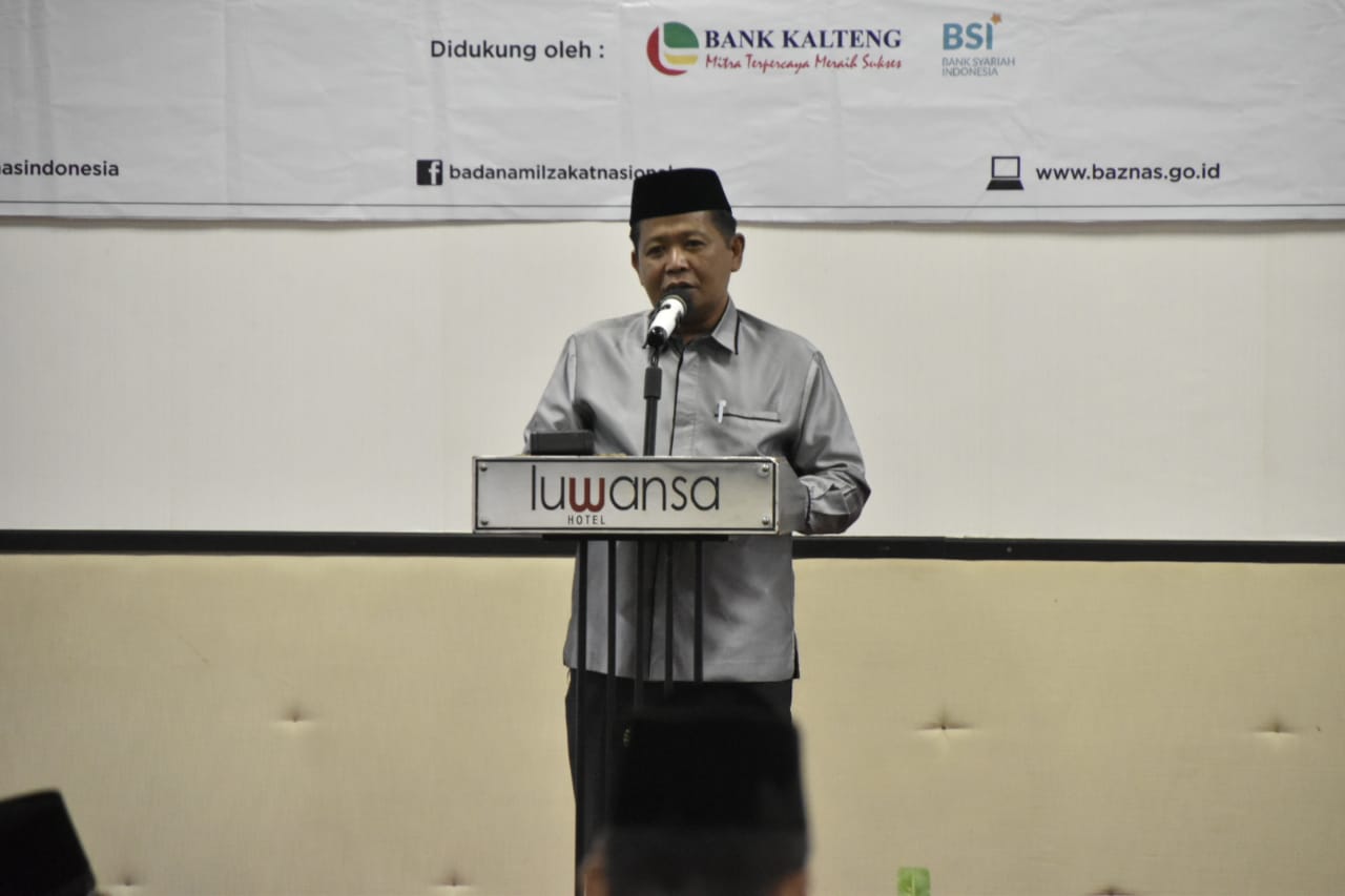Sekda Prov. Kalteng Buka Rakorda BAZNAS se-Kalteng Tahun 2022