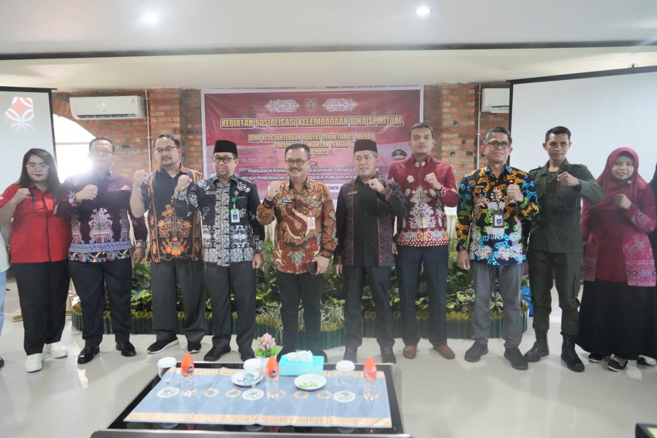 Sahli Herson B. Aden Buka Sosialisasi Kelembagaan Bina Spiritual Biro Kesra Setda Prov. Kalteng
