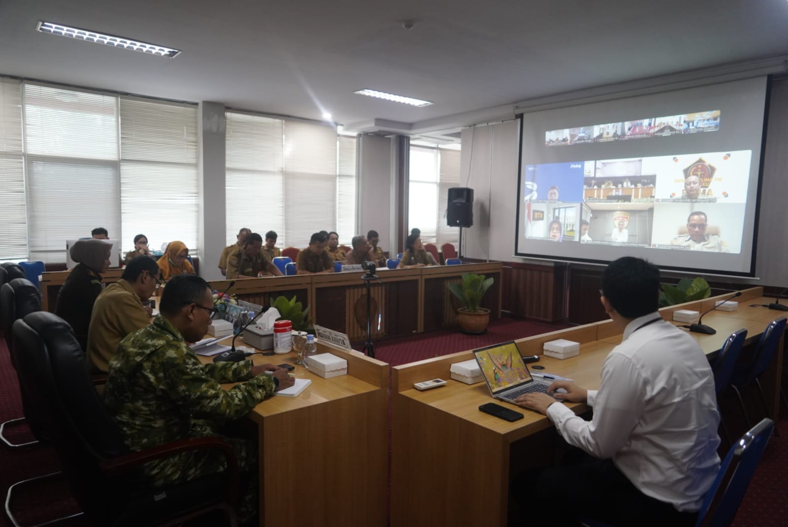 Sahli Yuas Elko Ikuti Rakor Pengendalian Inflasi Tahun 2026 Secara Virtual