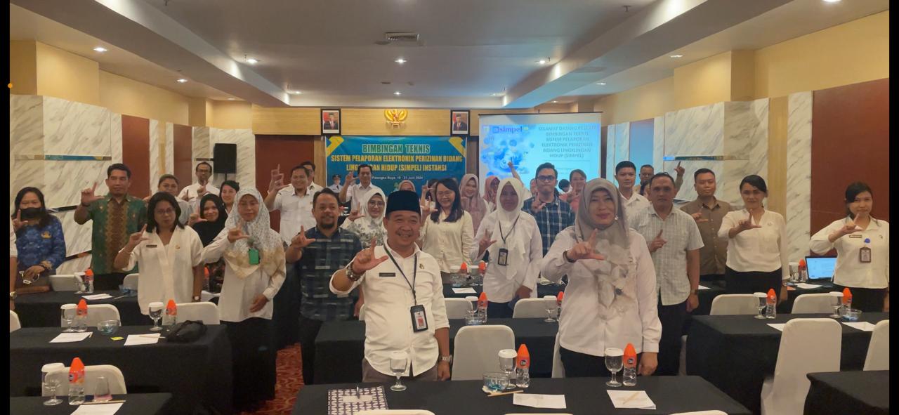 DLH Prov. Kalteng Gelar Kegiatan Peningkatan Kapasitas ASN Lingkup DLH Prov. Kalteng dan DLH Kabupaten/Kota di wilayah Prov. Kalteng