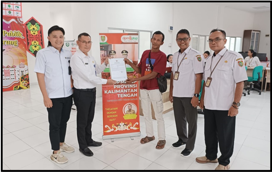 DPMPTSP Prov. Kalteng Gelar Layanan Perizinan On Site