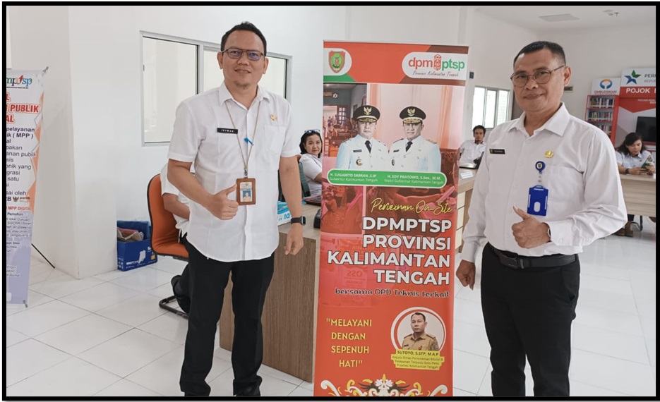DPMPTSP Prov. Kalteng Gelar Layanan Perizinan On Site