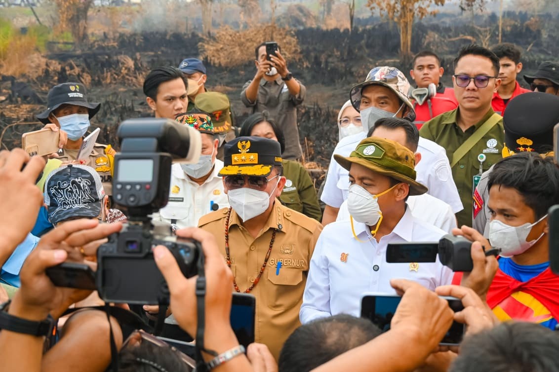 Gubernur Kalteng Agustiar Sabran Sambut Kunjungan Kerja Menteri Kehutanan RI di Kalteng