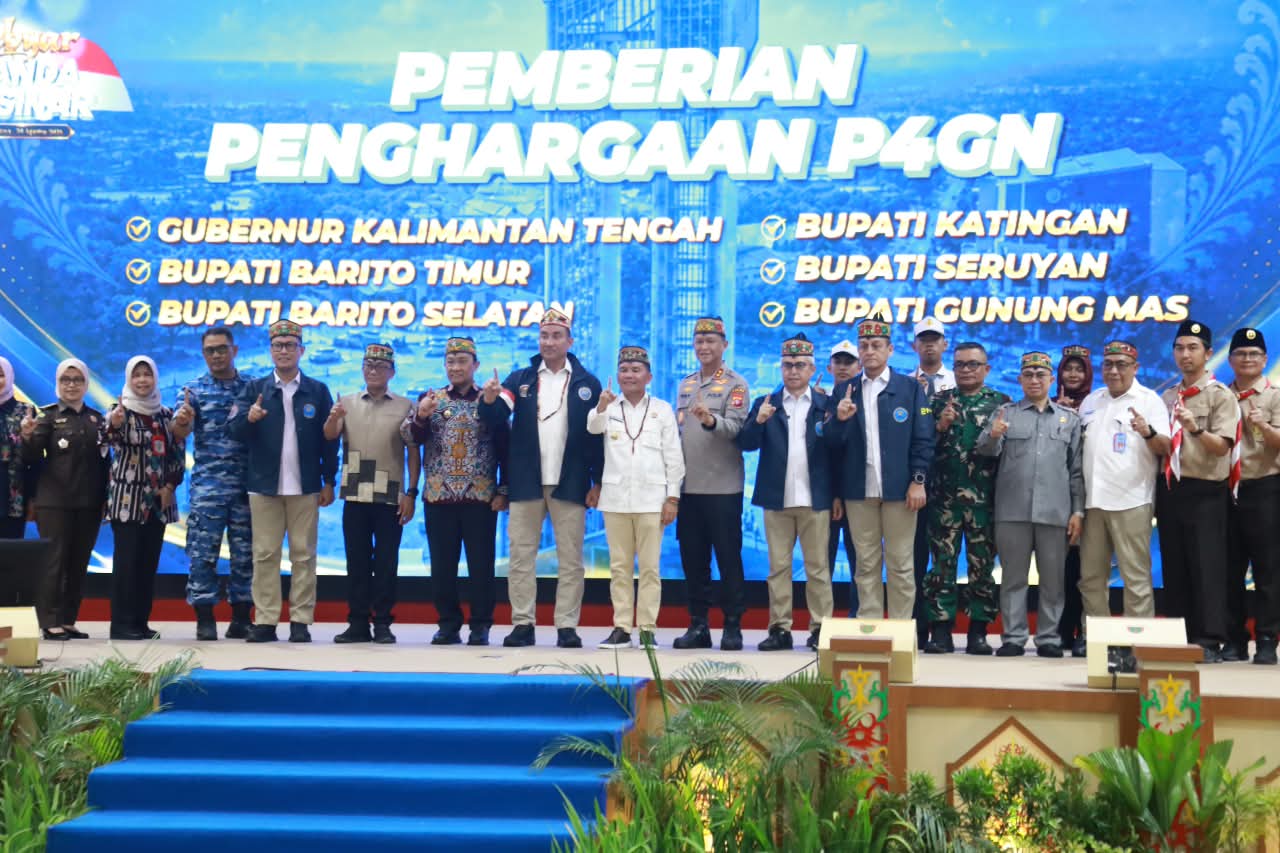 Gubernur Kalteng Agustiar Sabran Hadiri Penandatanganan BAST Hibah dan Penghargaan P4GN