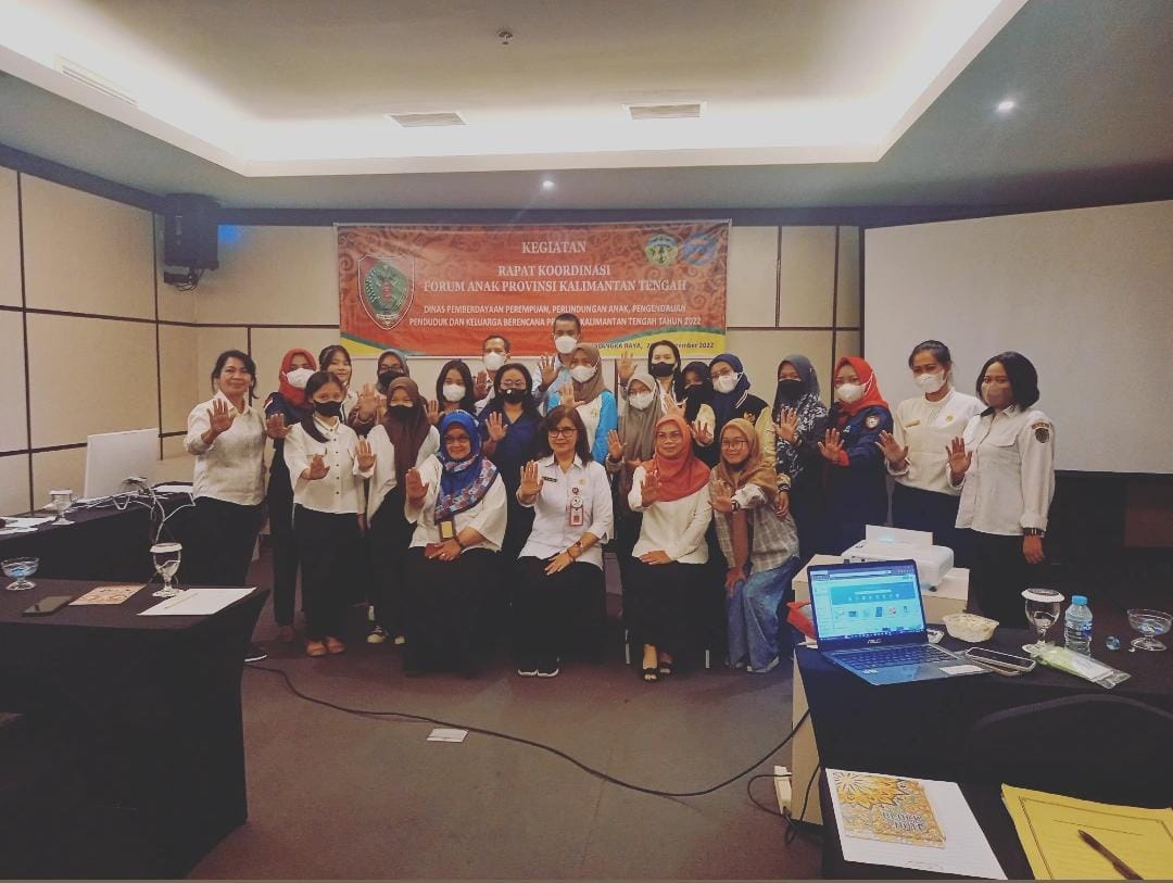 DP3APPKB Prov. Kalteng Gelar Rakor Forum Anak Provinsi Dan Peringatan HAN