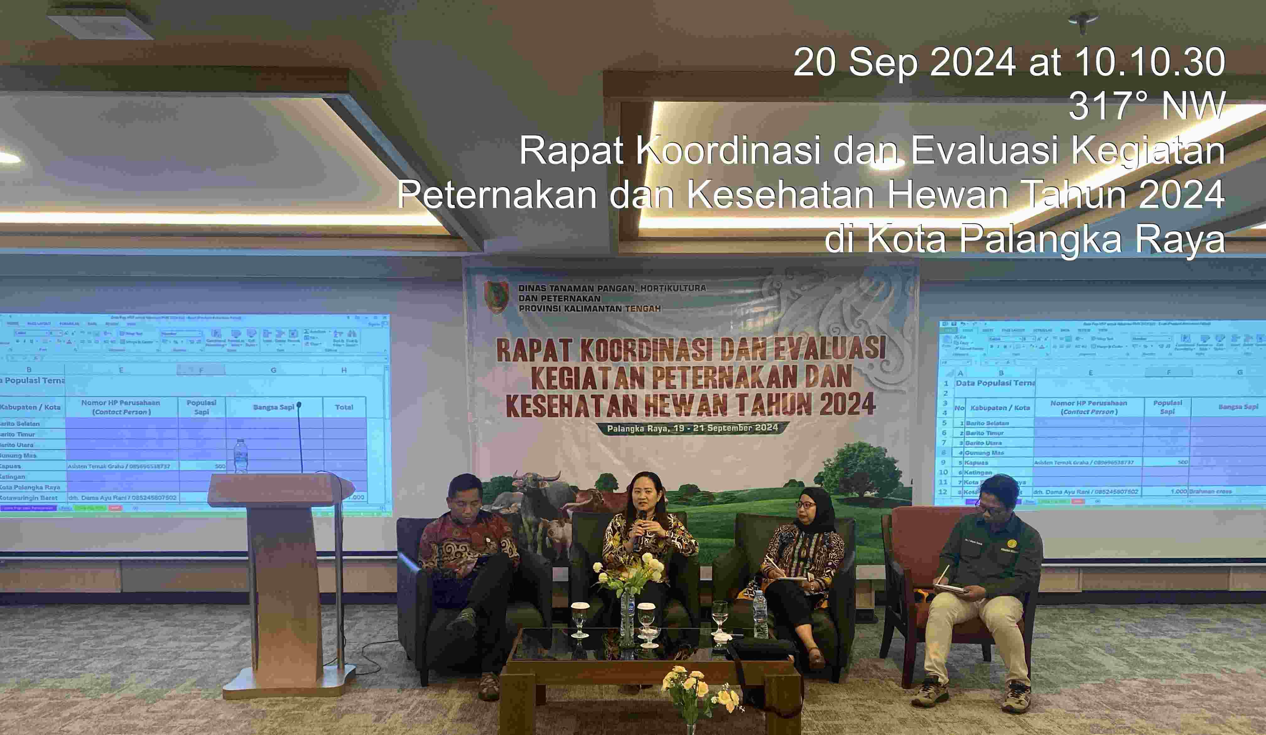 DTPHP Prov. Kalteng Gelar Rakor dan Evaluasi Kegiatan Peternakan dan Kesehatan Hewan