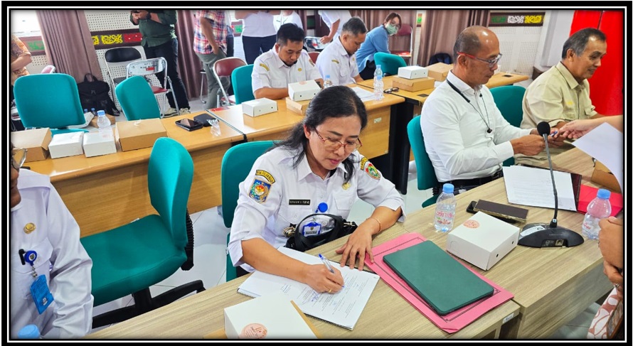 DPMPTSP Prov. Kalteng Ikuti Rakor dan Tinjauan Lapangan