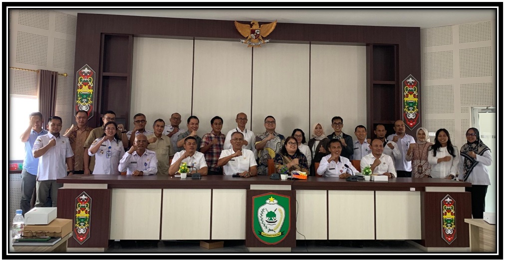 DPMPTSP Prov. Kalteng Ikuti Rakor dan Tinjauan Lapangan
