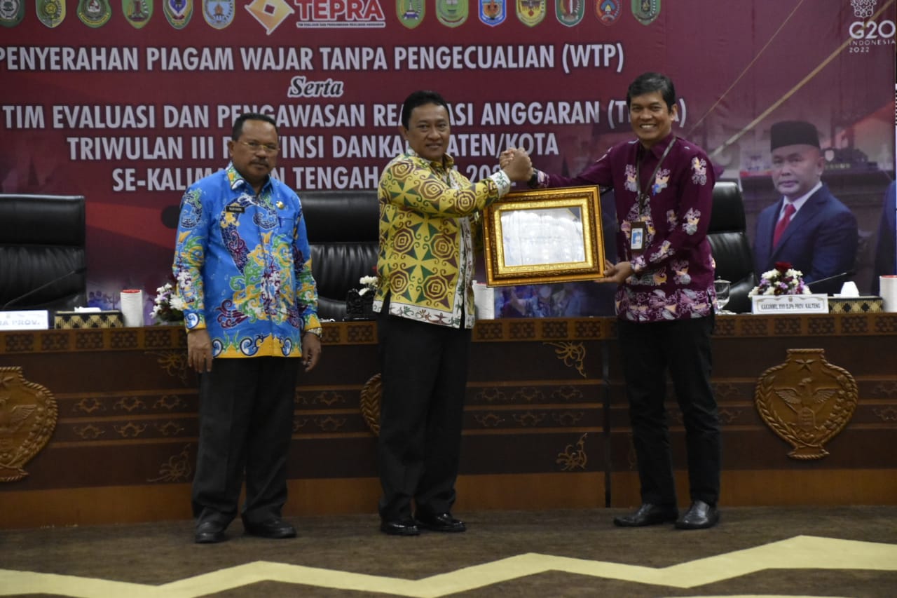 Wagub Kalteng Buka TEPRA Triwulan III Provinsi Dan Kabupaten/Kota se-Kalteng