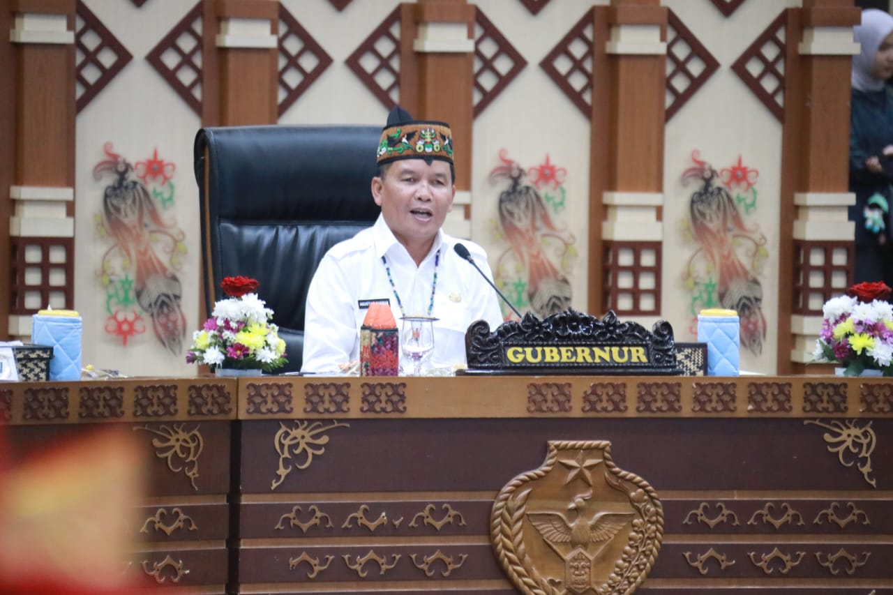 Gubernur Kalteng Agustiar Sabran Buka Rakor Optimalisasi Pendapatan Asli Daerah Sektor Perkebunan dan Kehutanan