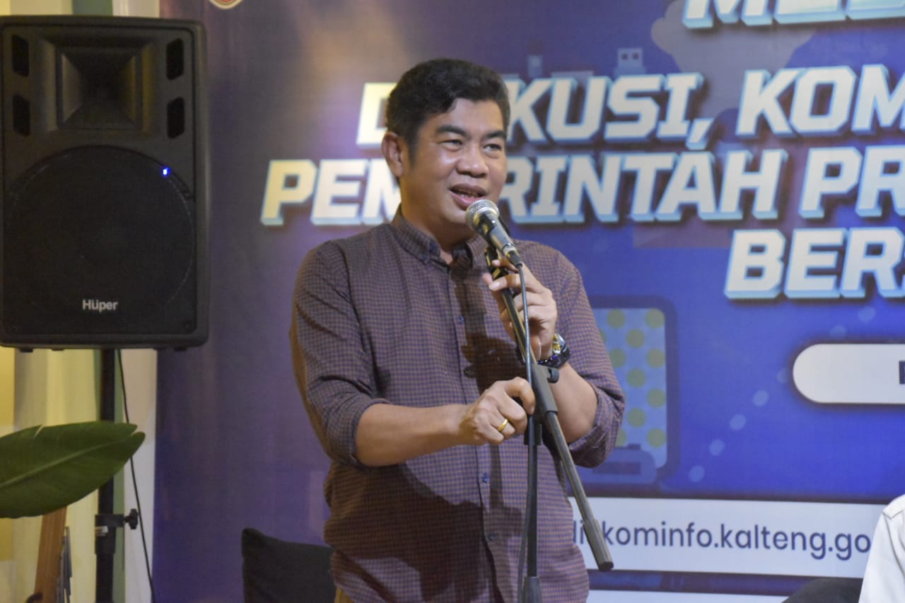 Diskominfosantik Prov. Kalteng Gelar Media Gathering Bersama Insan Pers