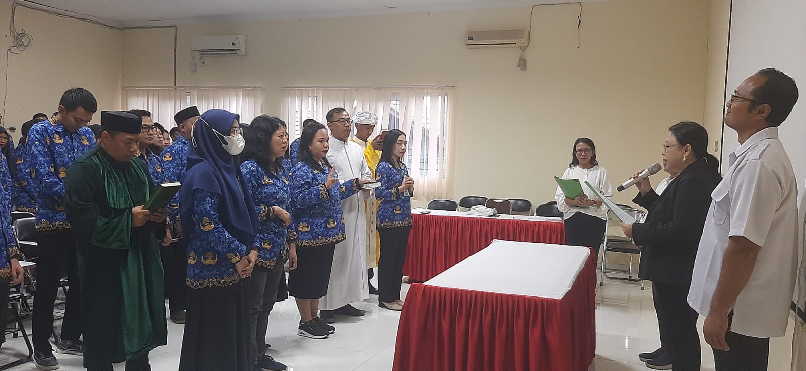 Rumah Sakit Jiwa Kalawa Atei Gelar Pelantikan dan Pengambilan Sumpah/Janji Jabatan Fungsional Tertentu