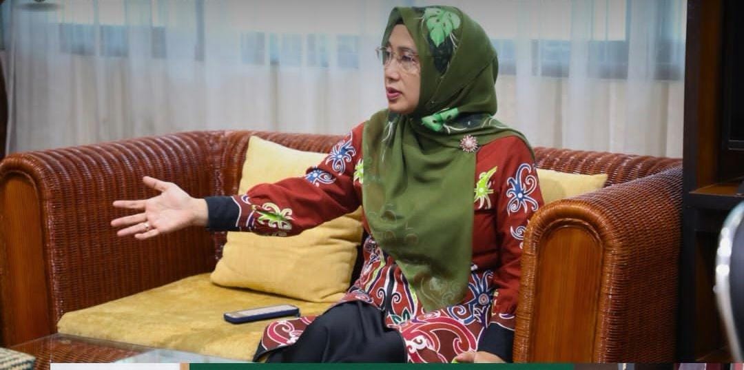 Kadis TPHP Sunarti Terima Kedatangan Kepala Dinas Pertanian Kabupaten Gunung Mas