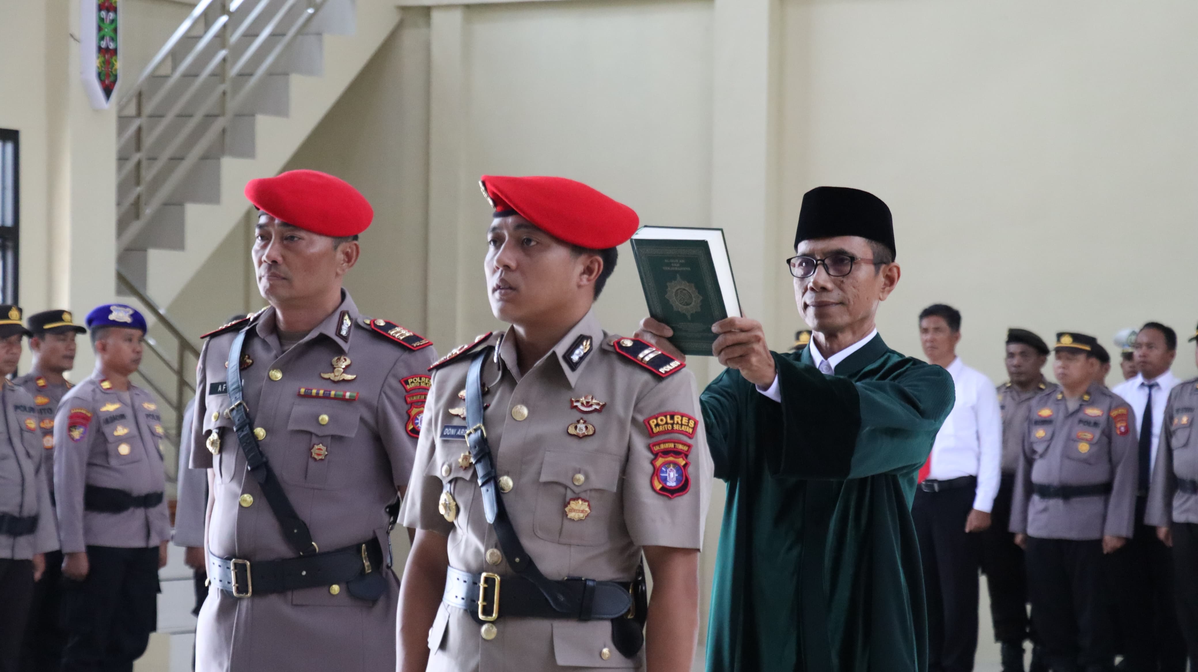 Kasatreskrim Polres Barsel Resmi Berganti, Kapolres: Mutasi Merupakan Penyegaran dan Penghargaan