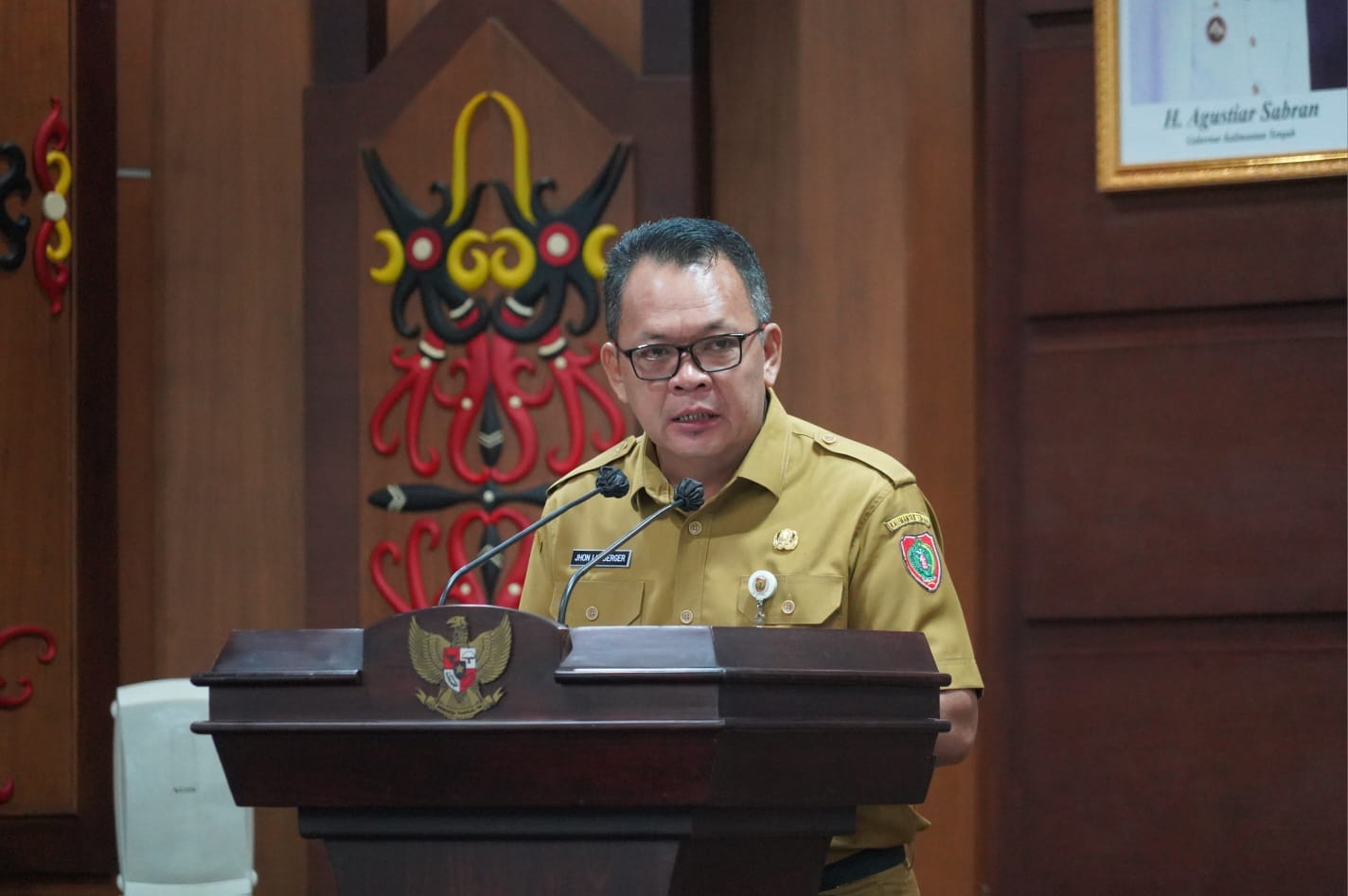 Plt Sekda Prov Kalteng M. Katma F. Dirun Buka Asistensi Teknis Pembuatan Peta dan Penyusunan Rancangan Peraturan Bupati/Wali Kota