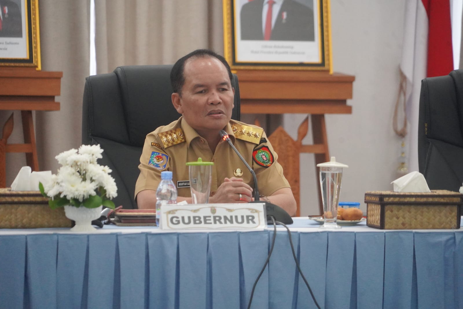 Gubernur Kalteng Agustiar Sabran Hadiri Rakor Antisipasi Kenaikan Harga Dampak BBM