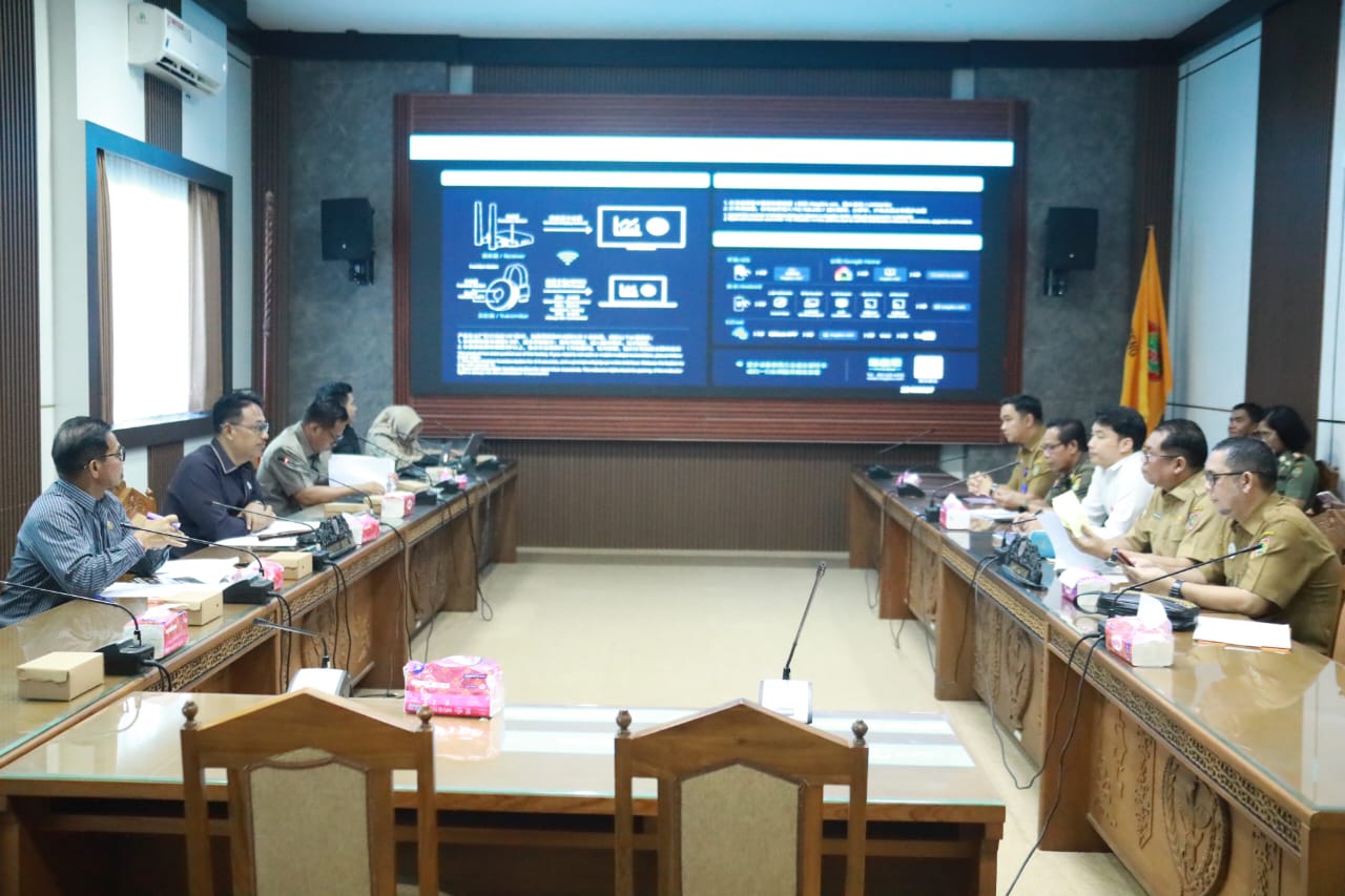 Tim Raperda Pemprov Kalteng Hadiri Rapat dengan Pansus DPRD Provinsi Kalteng