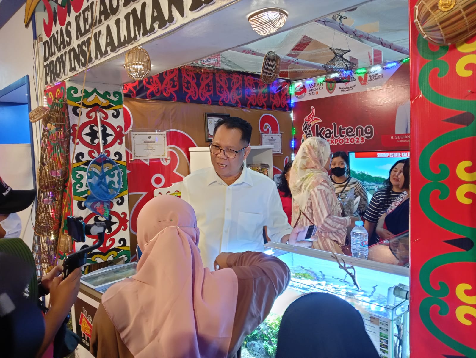 Kepala Dislutkan Prov. Kalteng Sampaikan Bahwa Pembangunan Shrimp Estate Saat Ini Sedang Berjalan di Desa Sei Raja