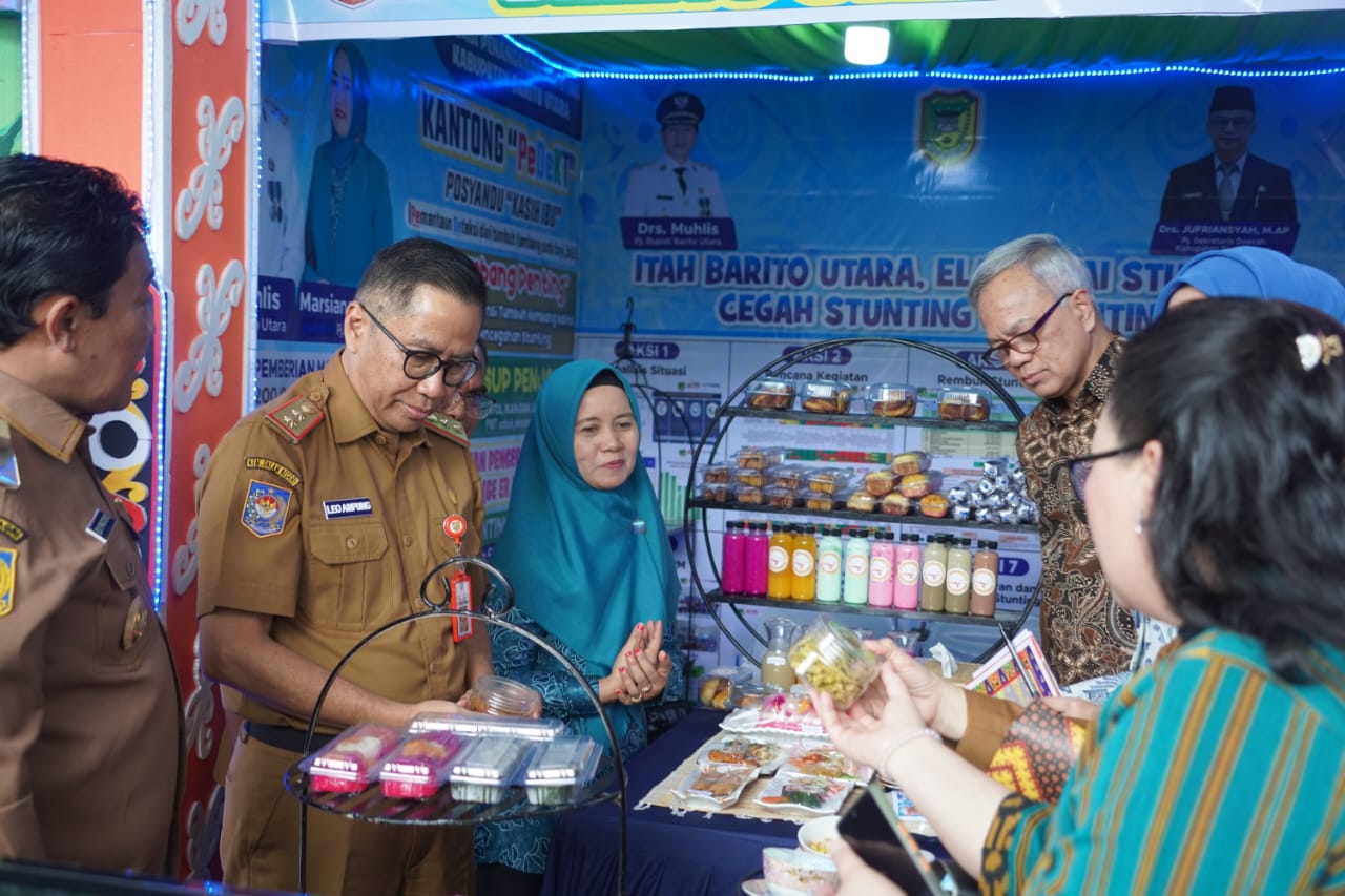 Wagub Kalteng Edy Pratowo Buka Pameran Inovasi Penurunan Stunting se- Prov. Kalteng Tahun 2024