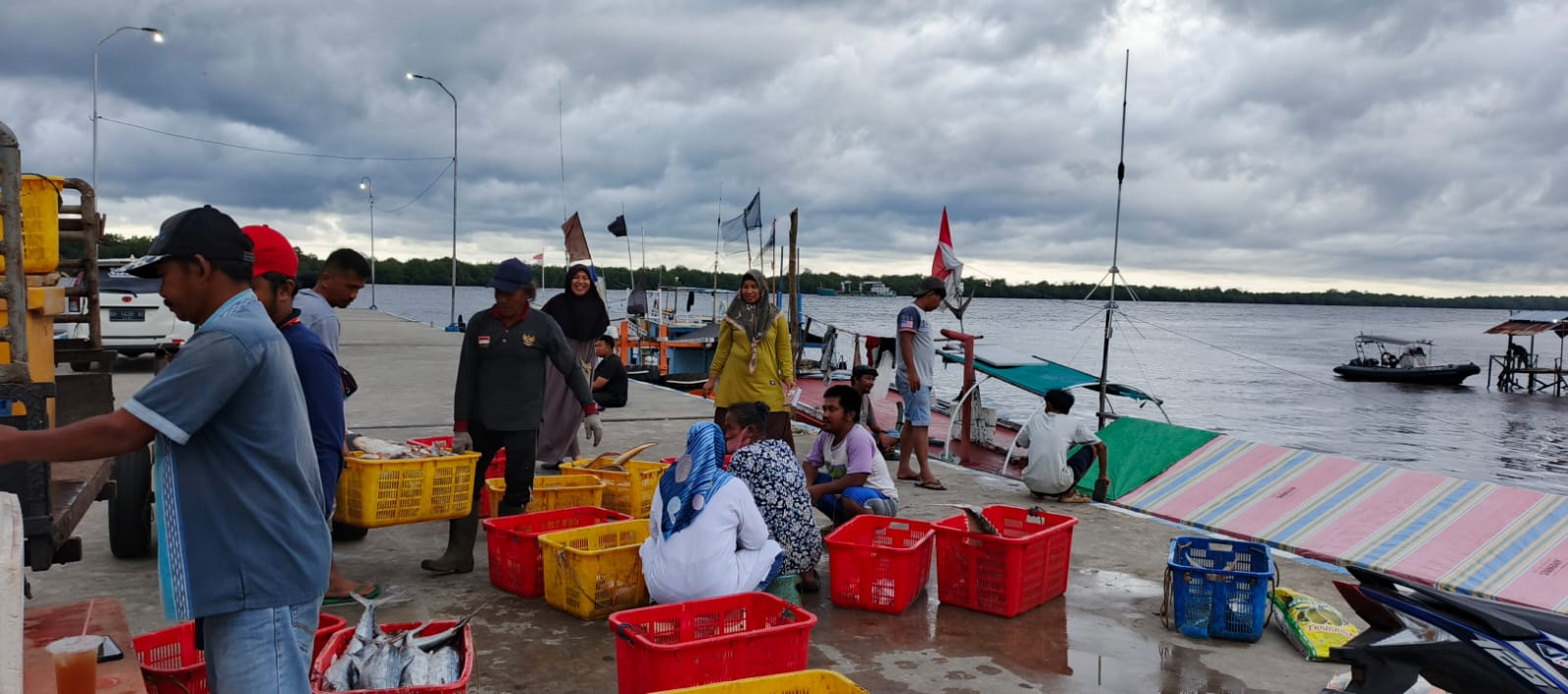 Pelabuhan Perikanan (PP) Kumai Kembali Tunjukkan Peningkatan