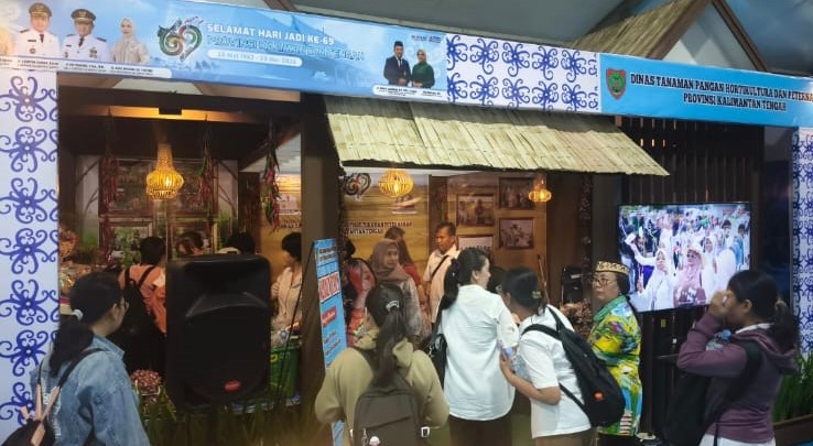 Gerakan Pangan Murah di Stand Dinas TPHP Jadi Daya Tarik Kalteng Expo 2026