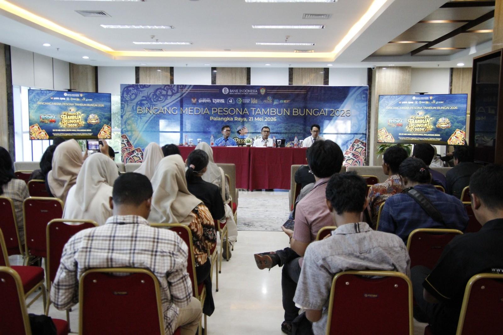 Bincang Media Pesona Tambun Bungai 2026 Digelar Pemprov Kalteng bersama BI