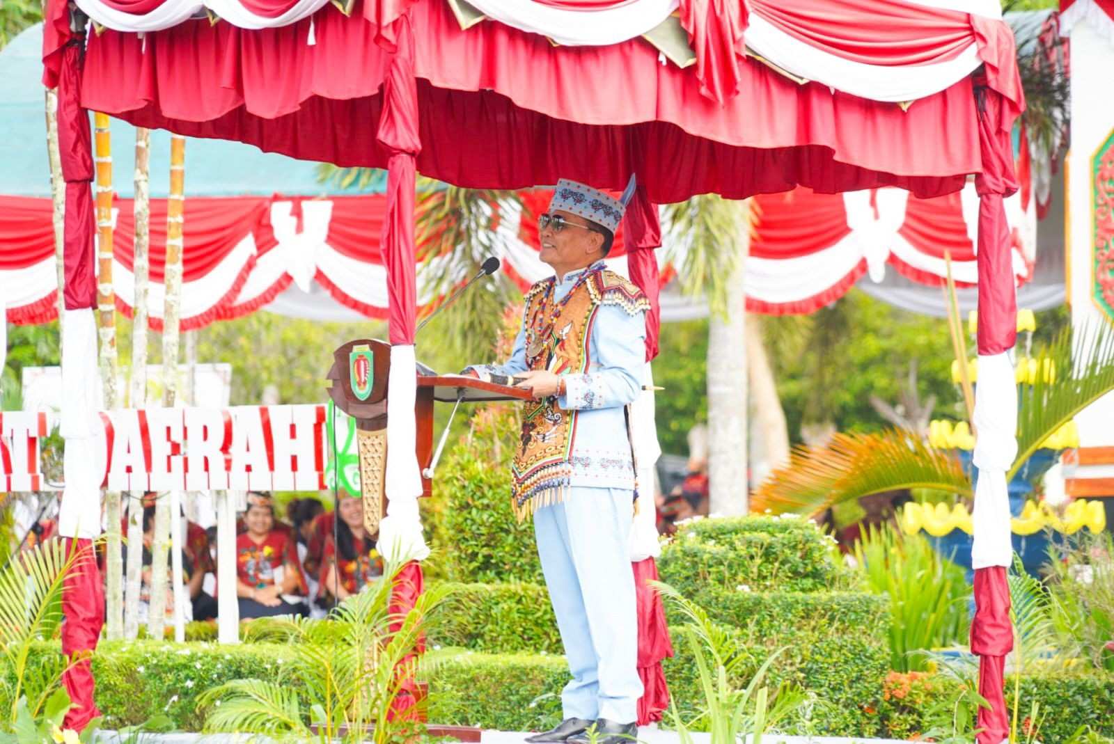 Gubernur Kalteng Agustiar Sabran Pimpin Upacara Peringatan Hari Jadi ke-23 Kabupaten Katingan