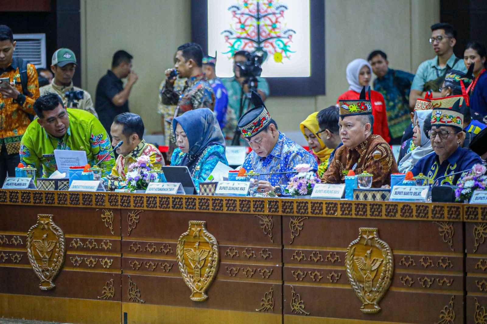Gubernur Agustiar Sabran Bersama Wagub Edy Pratowo Hadiri Rakor Pemerintah Daerah Se-Kalteng